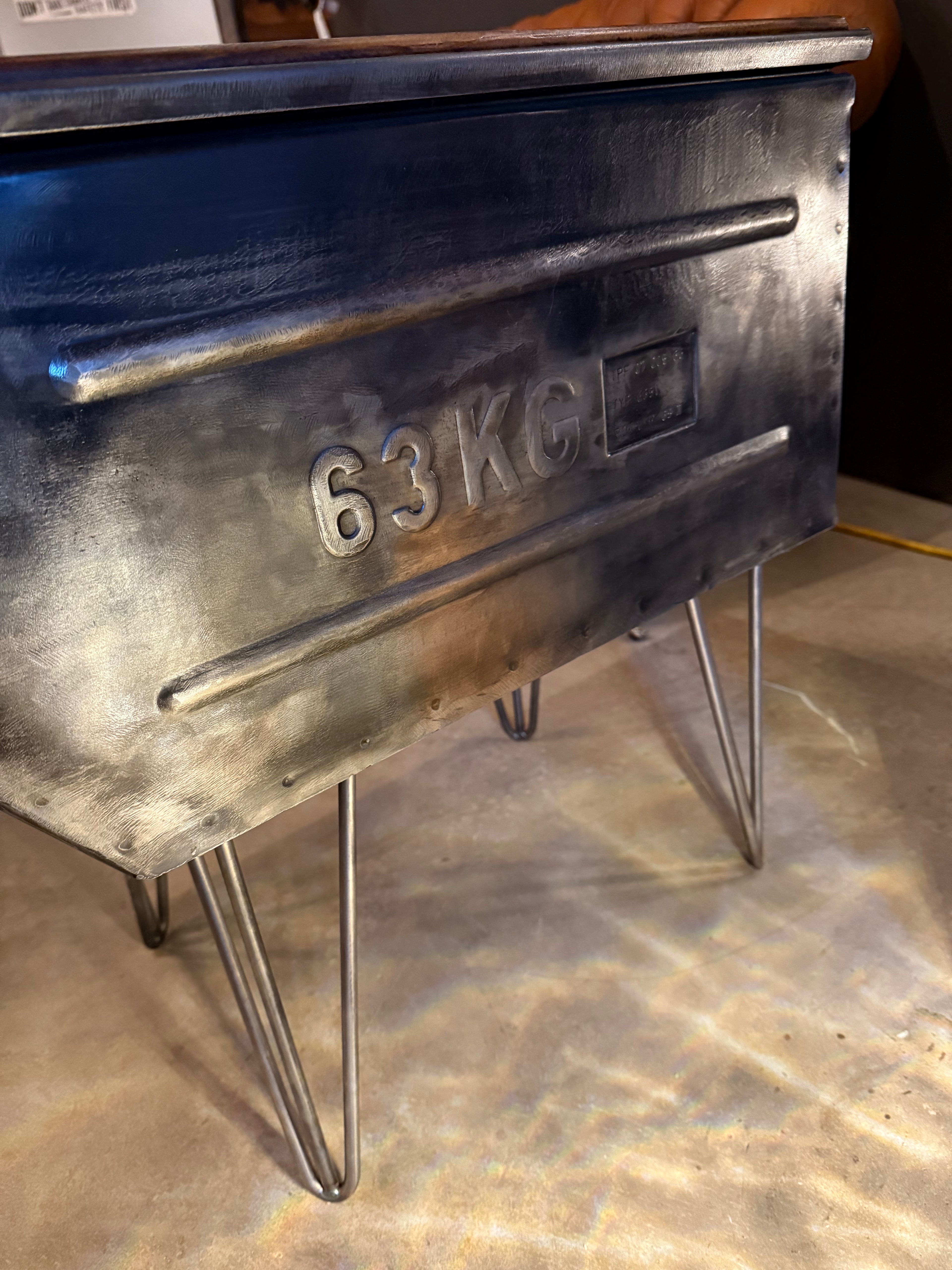 63 KG Military Side Table