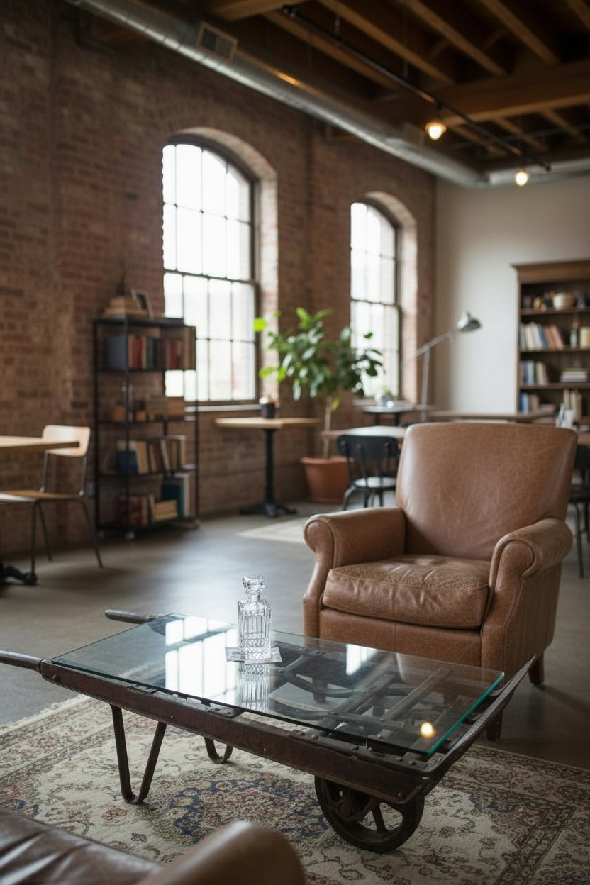 The Steel Mill Handcart Coffee Table