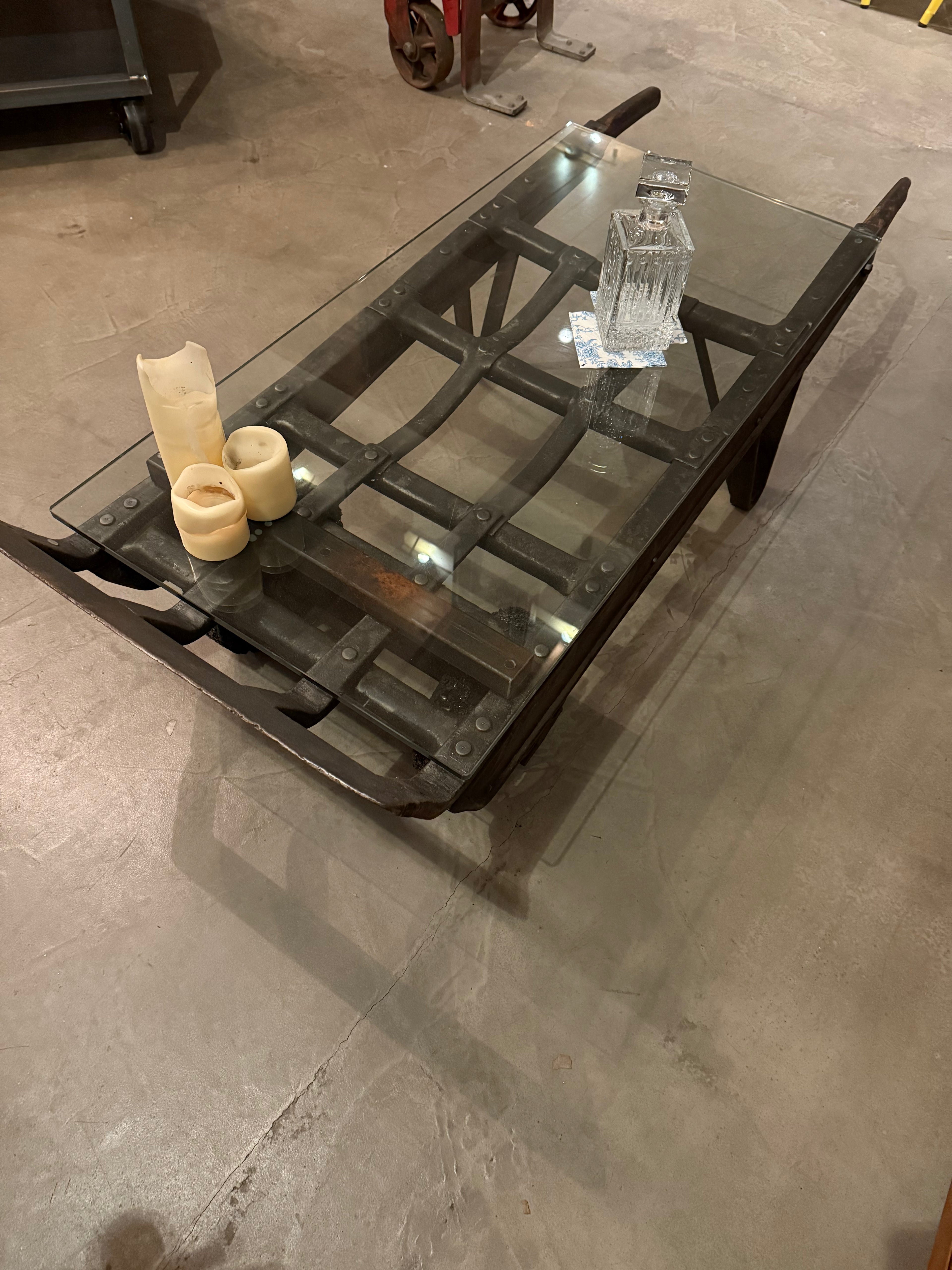 The Steel Mill Handcart Coffee Table