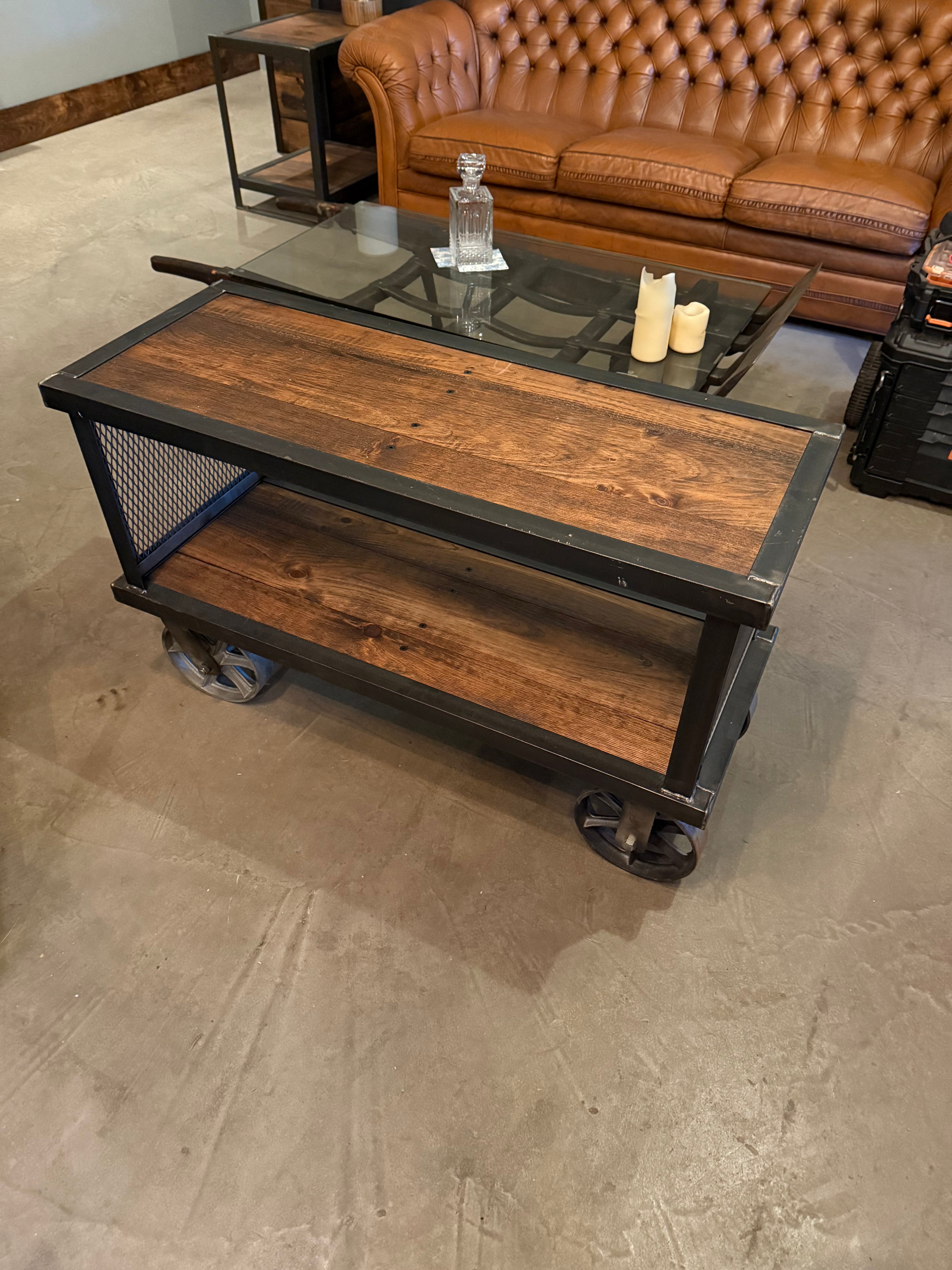 Industrial Cart Coffee Table