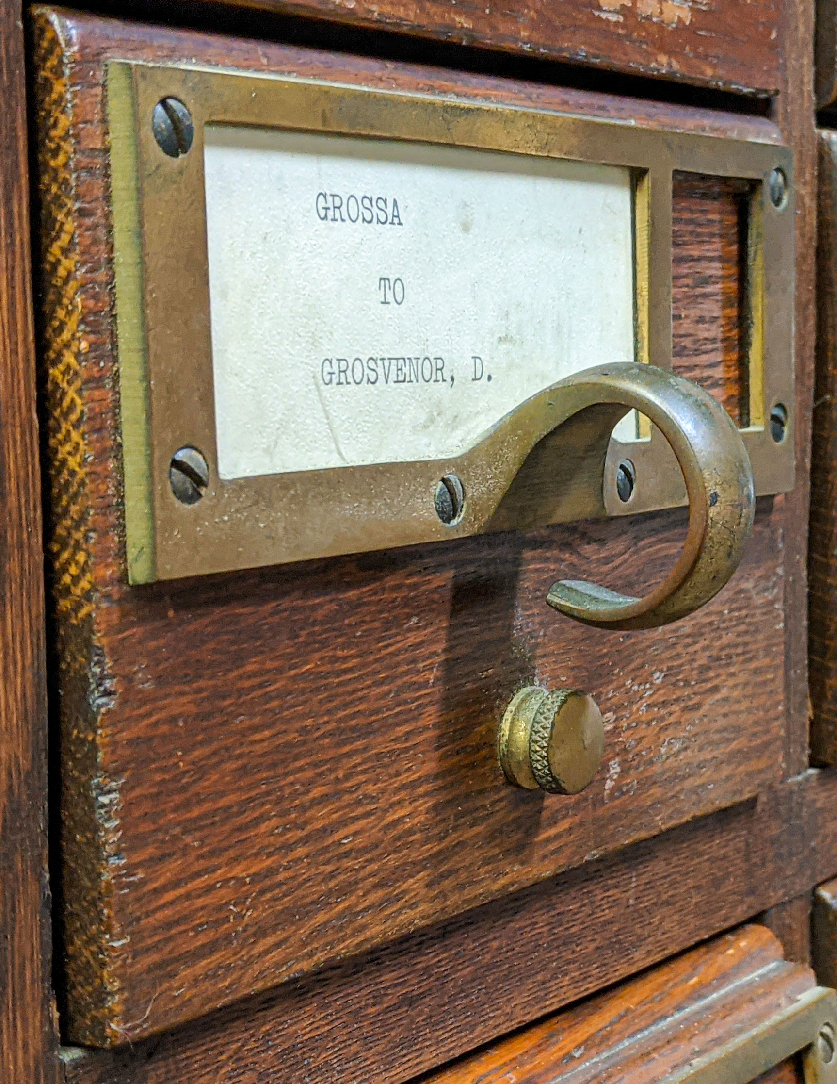 Card Catalogue. SOLD